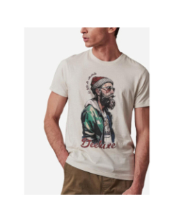 T-shirt hipster beige homme - Deeluxe