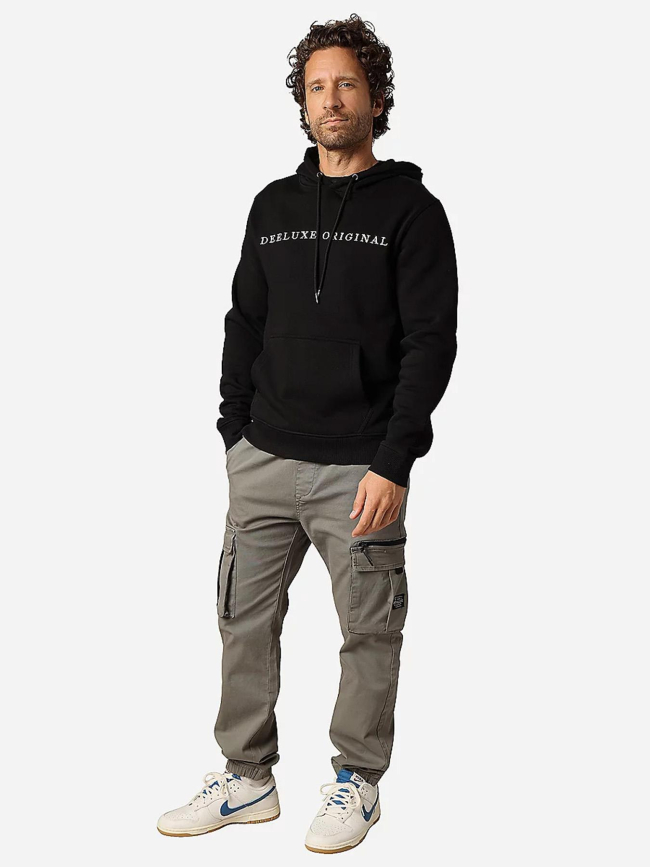 Sweat à capuche ben noir homme - Deeluxe