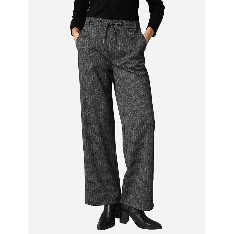 Pantalon rayé taysen gris femme - Deeluxe