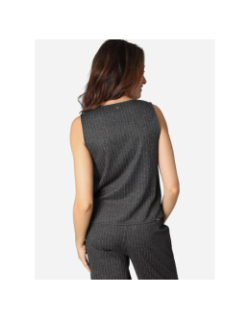 Top veston rayé camberly gris femme - Deeluxe