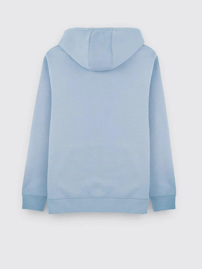 Sweat à capuche jim bleu gris enfant - Teddy Smith