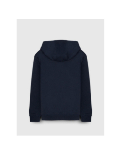 Sweat à capuche jim bleu marine garçon - Teddy Smith