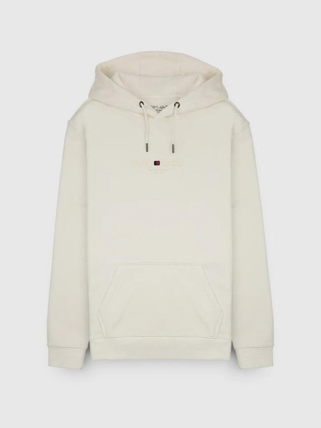 Sweat à capuche jim naturel beige enfant - Teddy Smith