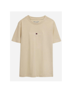 T-shirt jim naturel beige garçon - Teddy Smith