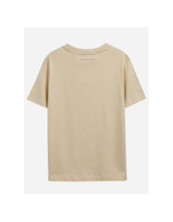 T-shirt jim naturel beige garçon - Teddy Smith