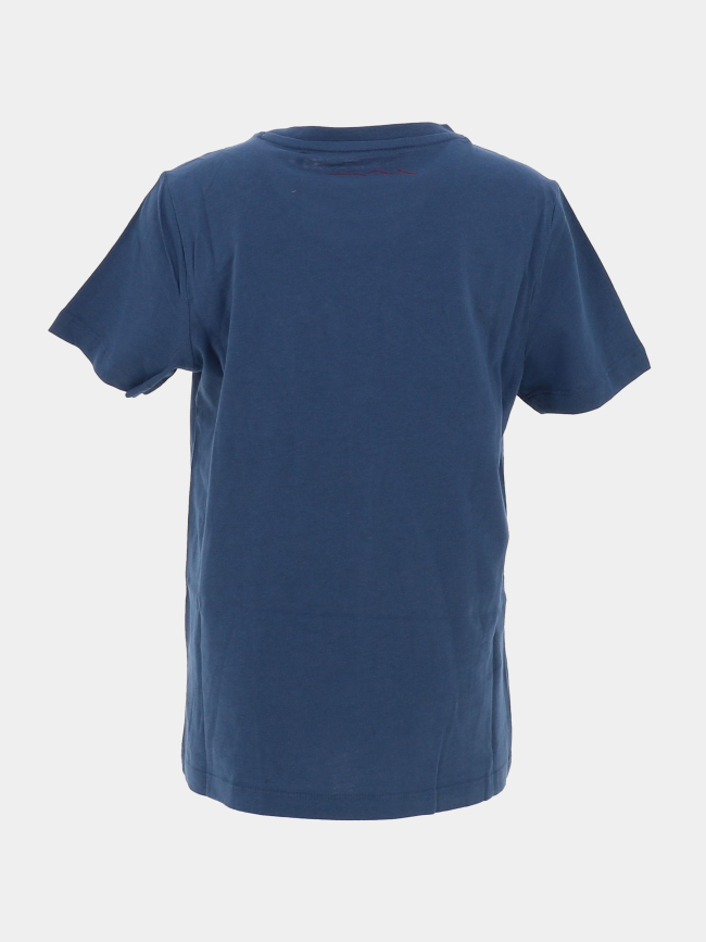 T-shirt evan indigo bleu garçon - Teddy Smith