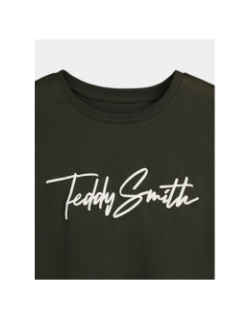 T-shirt manches longues evan deep kaki enfant - Teddy Smith