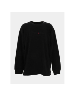 T-shirt manches longues jim noir garçon - Teddy Smith