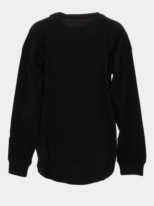 T-shirt manches longues jim noir garçon - Teddy Smith