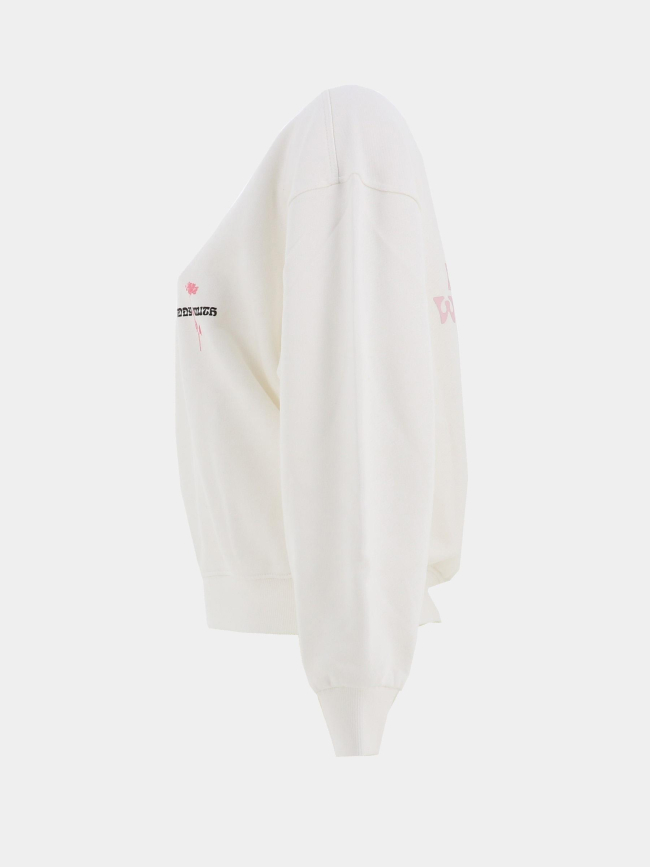 Sweat flower blanc fille - Teddy Smith