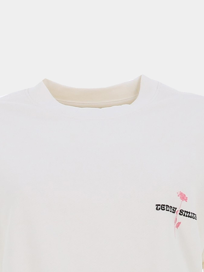 Sweat flower blanc fille - Teddy Smith