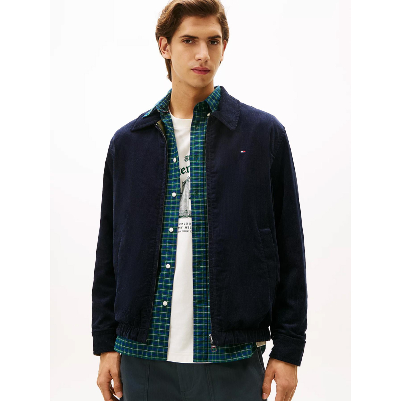 Veste réversible ivy bleu marine kaki homme - Tommy Hilfiger