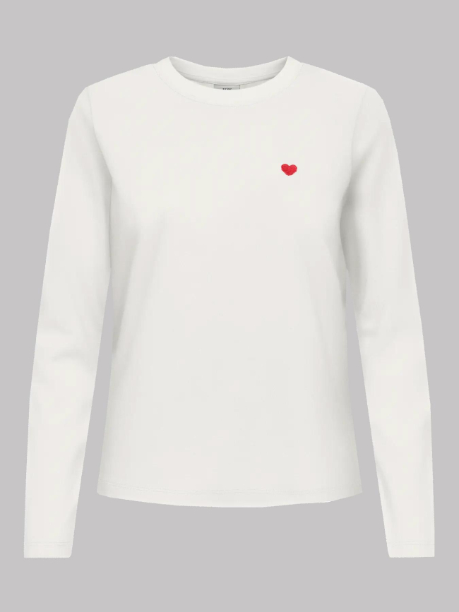 T-shirt rayé pisa blanc femme - Jdy