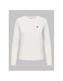 T-shirt rayé pisa blanc femme - Jdy