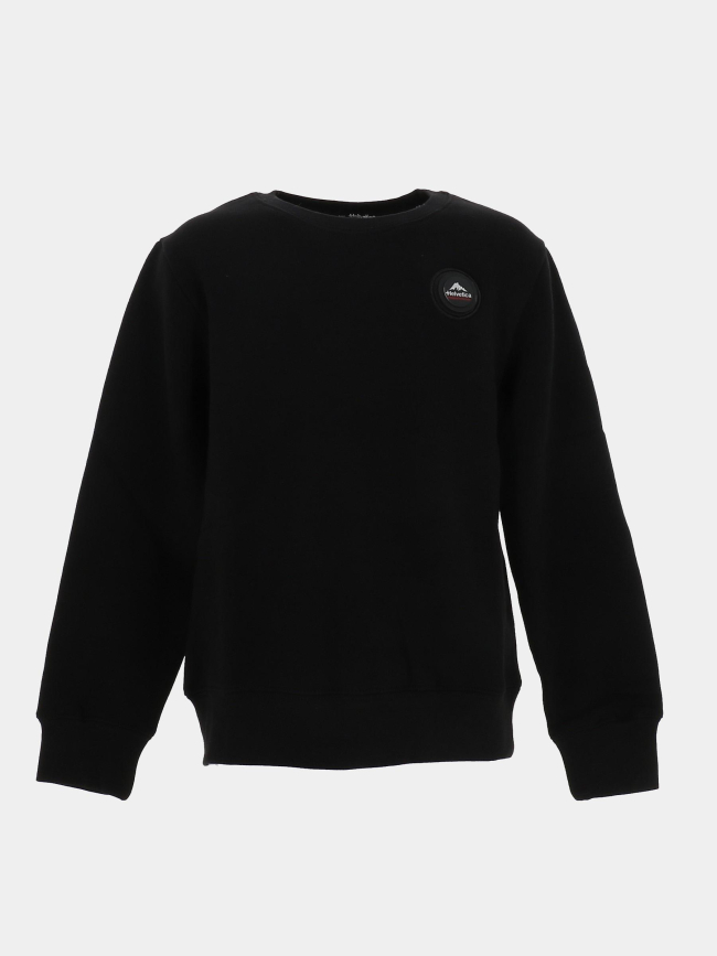 Sweatshirt jimmy noir enfant - Helvetica