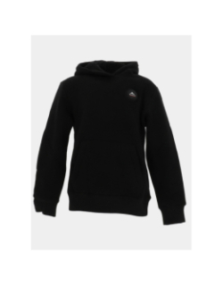 Sweat à capuche jimmy noir enfant - Helvetica