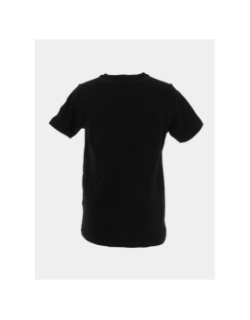 T-shirt zephir noir enfant - Helvetica