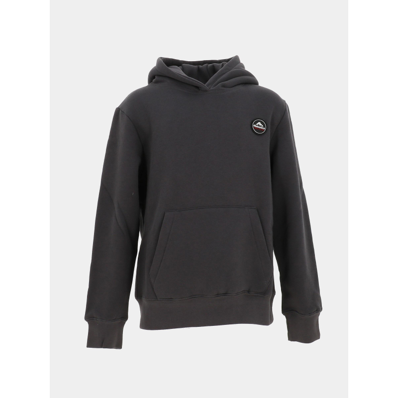 Sweat à capuche monaco gris enfant - Helvetica