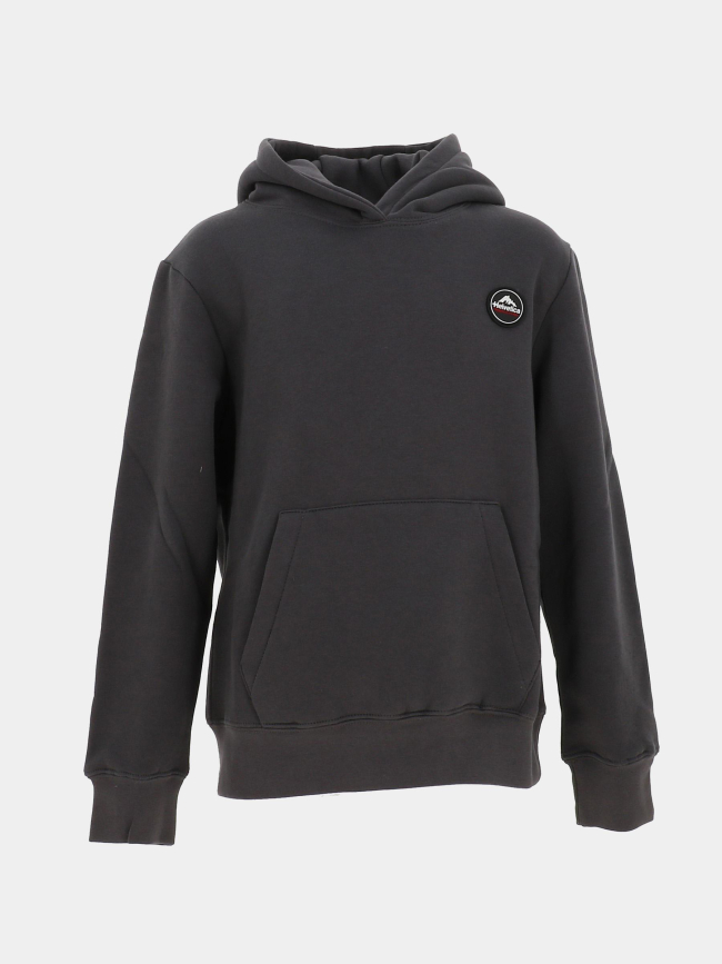 Sweat à capuche monaco gris enfant - Helvetica