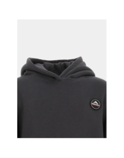 Sweat à capuche monaco gris enfant - Helvetica