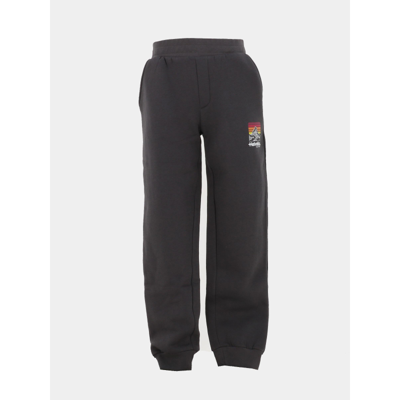 Jogging monaco gris foncé enfant - Helvetica
