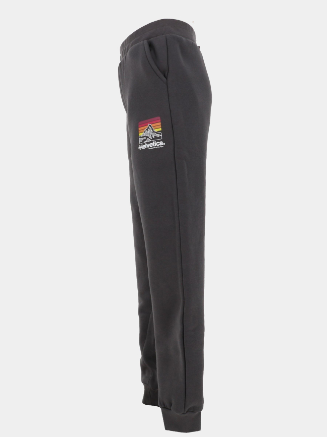 Jogging monaco gris foncé enfant - Helvetica