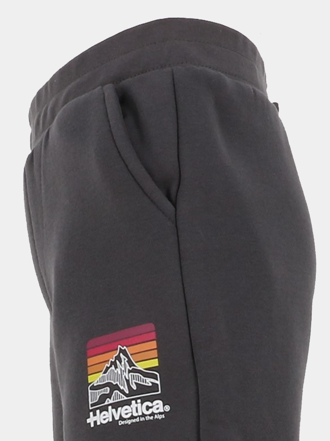 Jogging monaco gris foncé enfant - Helvetica