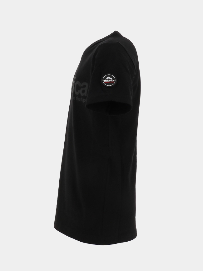 T-shirt nolan noir enfant - Helvetica