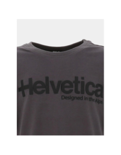 T-shirt nolan gris foncé enfant - Helvetica