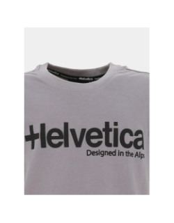 T-shirt nolan rock gris enfant - Helvetica