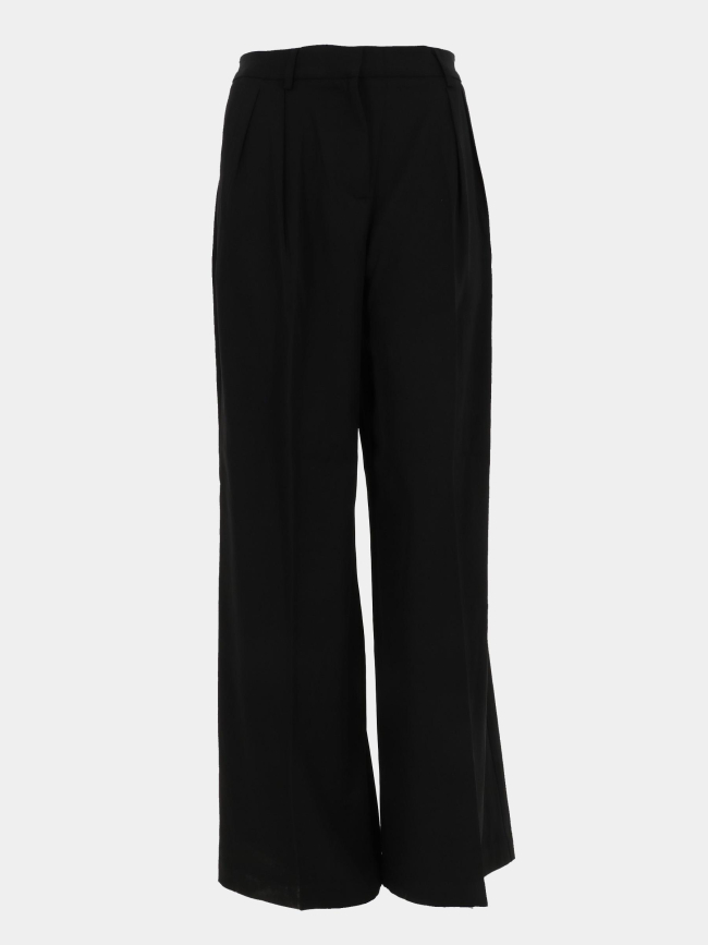 Pantalon large taille haute noir femme - Molly Bracken