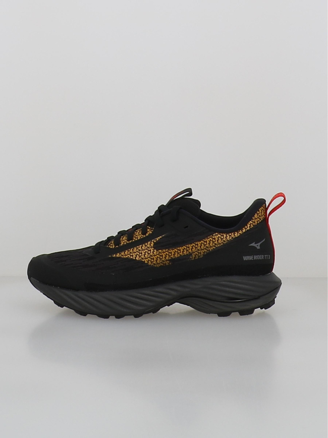 Chaussures de running wave rider 3 noir femme - Mizuno