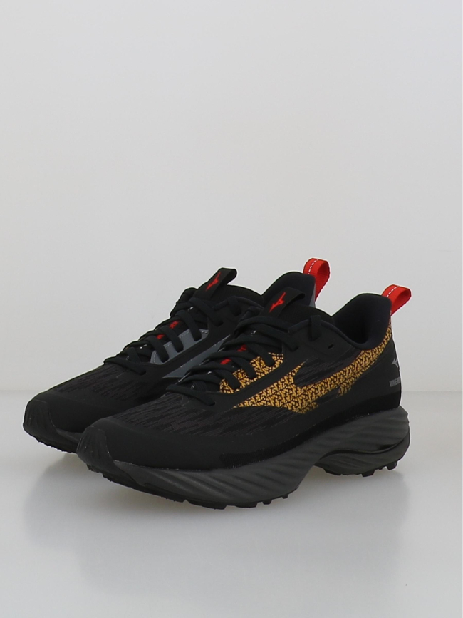 Chaussures de running wave rider 3 noir femme - Mizuno