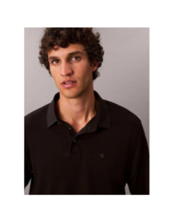 Polo en coton supima noir homme - Calvin Klein