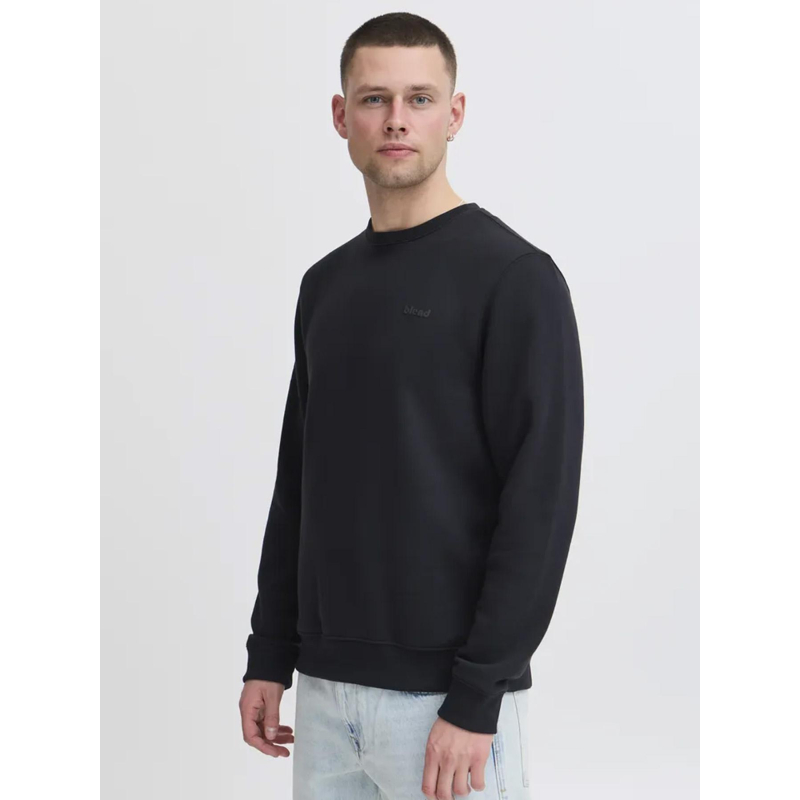 Sweat downton logo noir homme - Blend