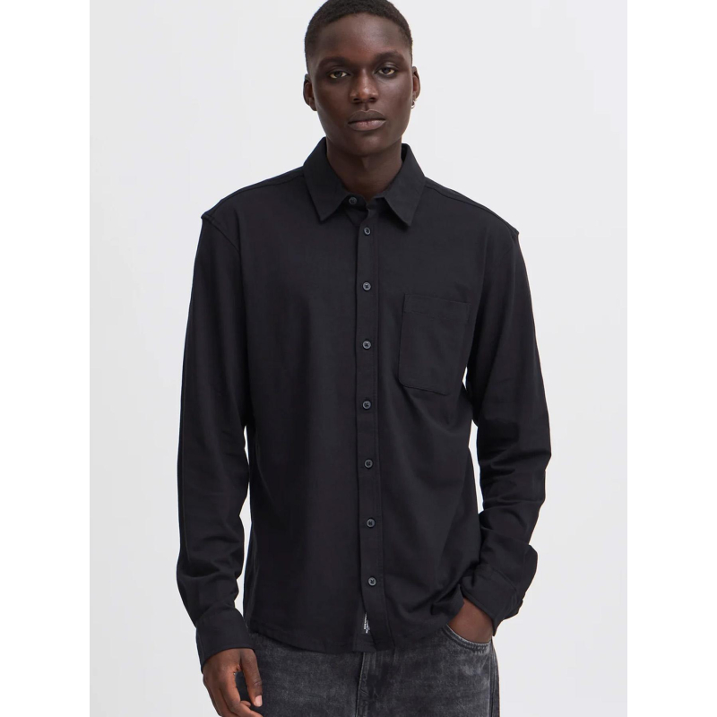 Chemise manches longues bhalo bleu marine homme - Blend