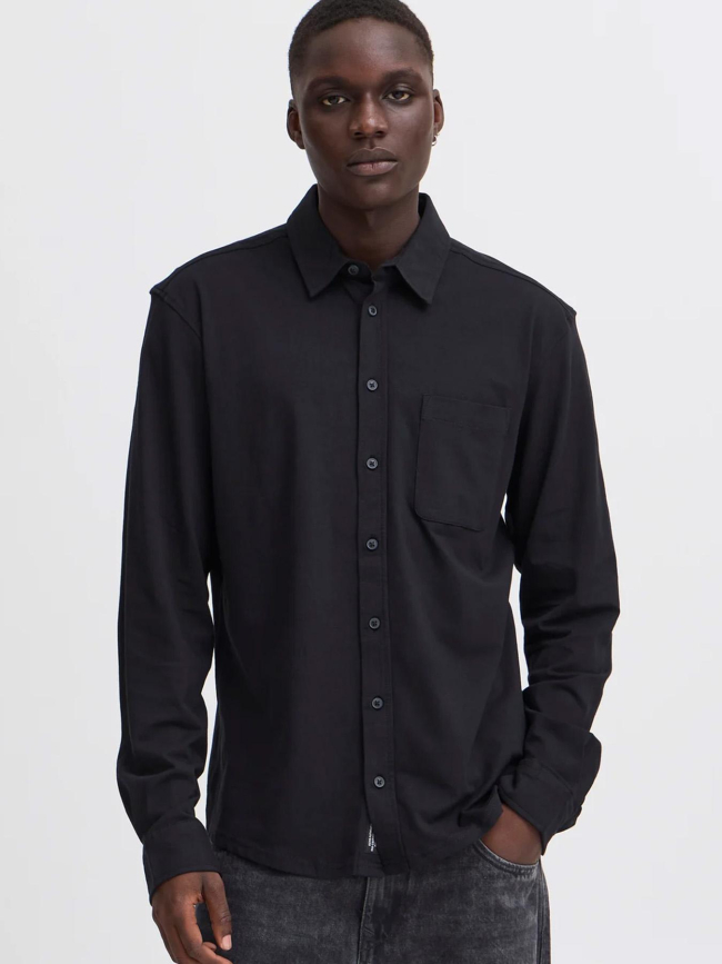 Chemise manches longues bhalo bleu marine homme - Blend