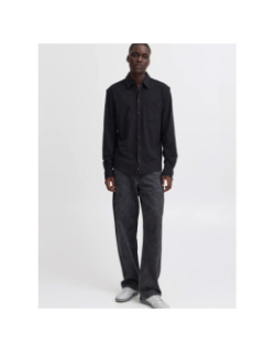 Chemise manches longues bhalo bleu marine homme - Blend