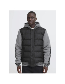 Blouson bi-matière bhernie noir gris homme - Blend