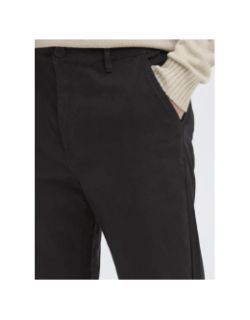 Pantalon chino large bhnatan noir homme - Blend