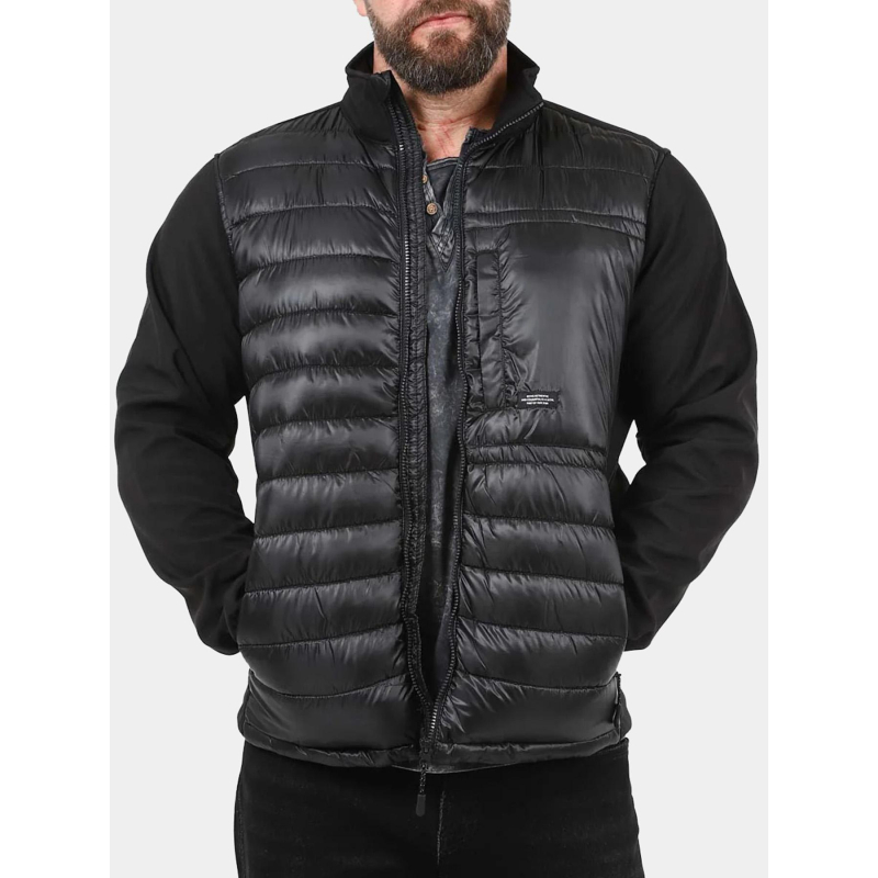 Veste bi-matière everest noir homme - Blend