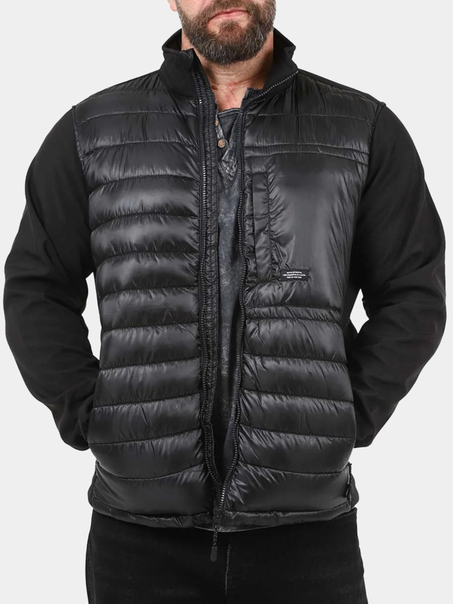 Veste bi-matière everest noir homme - Blend