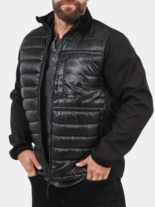Veste bi-matière everest noir homme - Blend