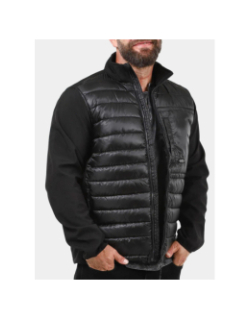 Veste bi-matière everest noir homme - Blend