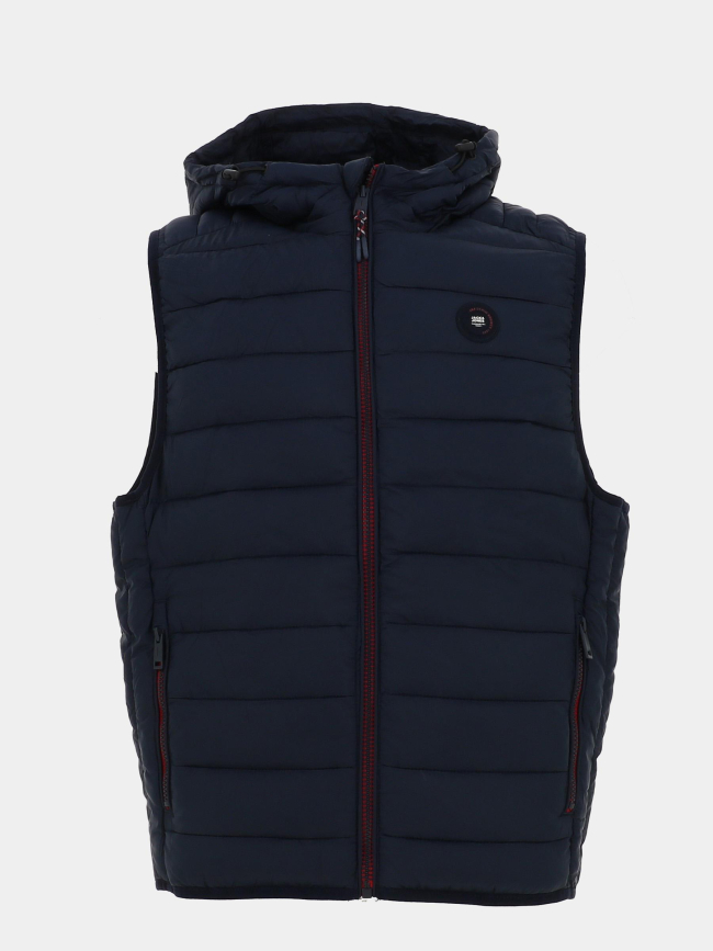 Doudoune sans manche bradley bleu marine homme - Jack & Jones