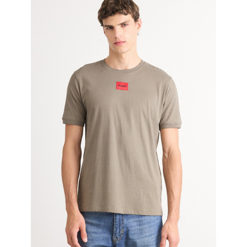 T-shirt diragolino medium gris homme - Hugo