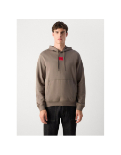 Sweat à capuche daratschi medium gris homme - Hugo