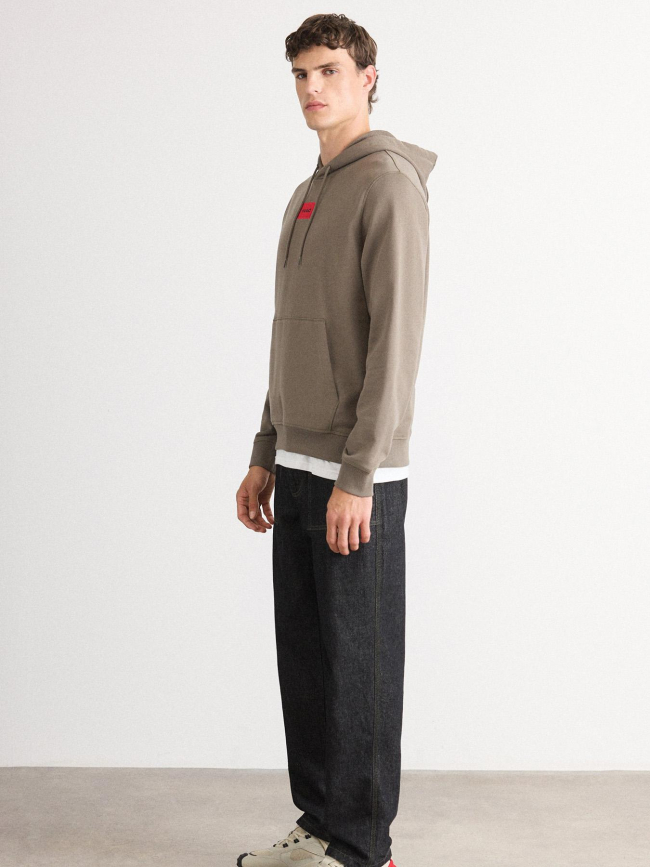 Sweat à capuche daratschi medium gris homme - Hugo