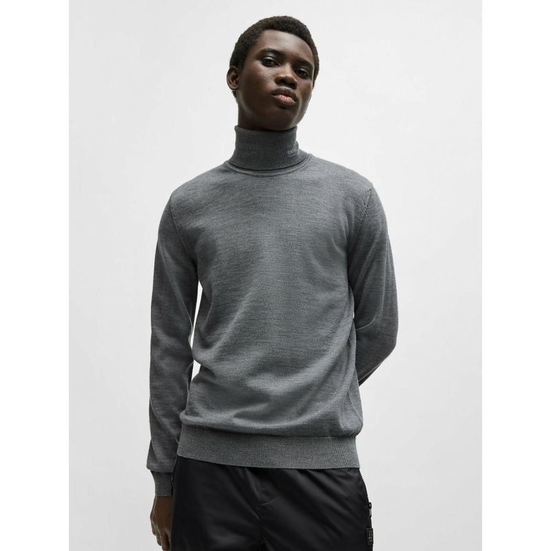Pull col roulé san thomas gris homme - Hugo