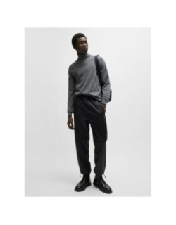 Pull col roulé san thomas gris homme - Hugo